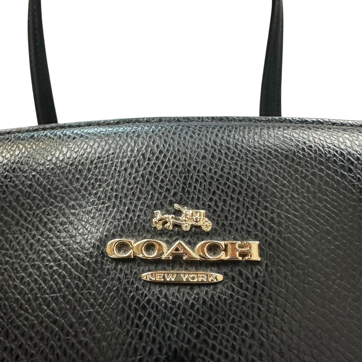 Coach Handtasche schwarz / gold