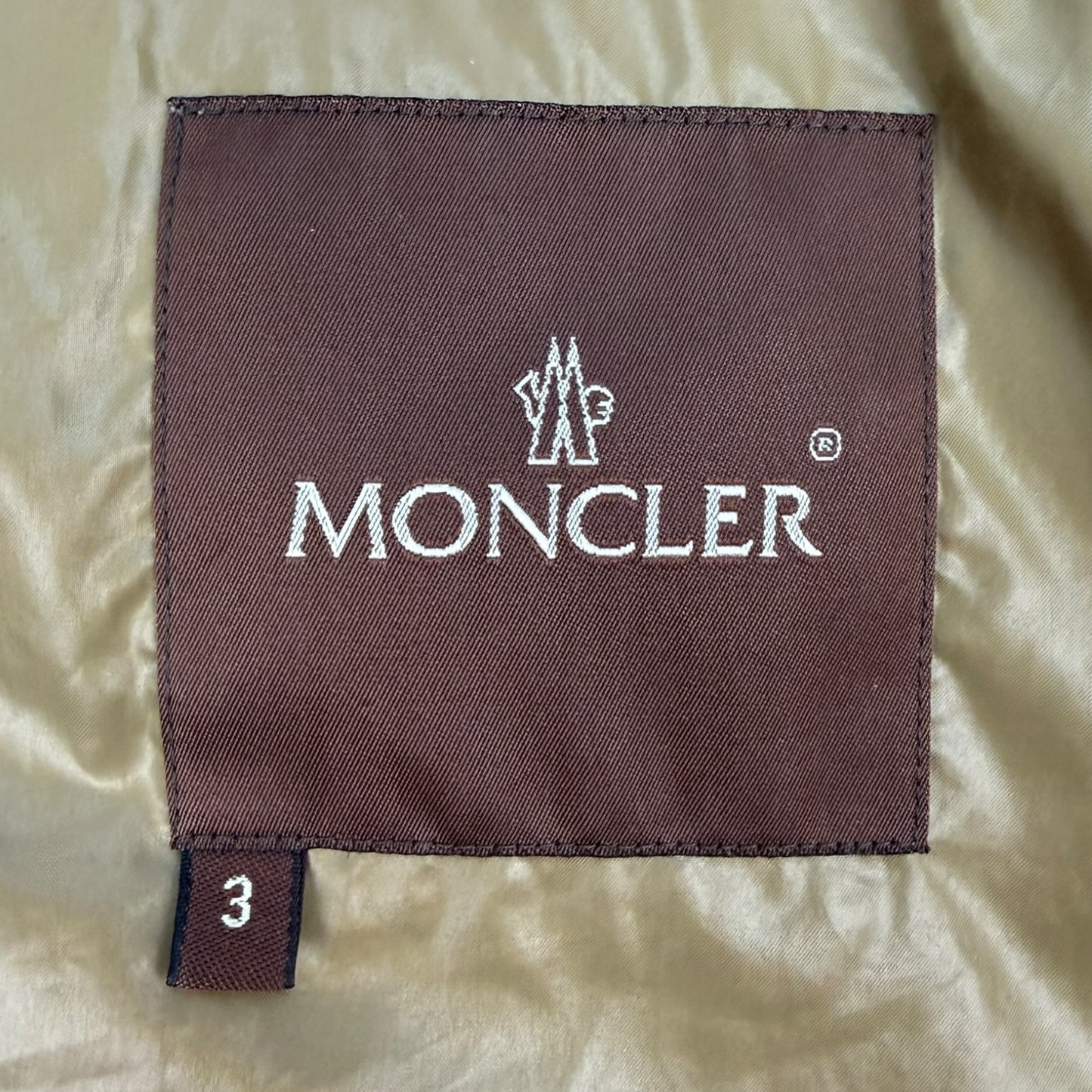 Vintage Moncler Weste olivegrün Gr. 3 / L