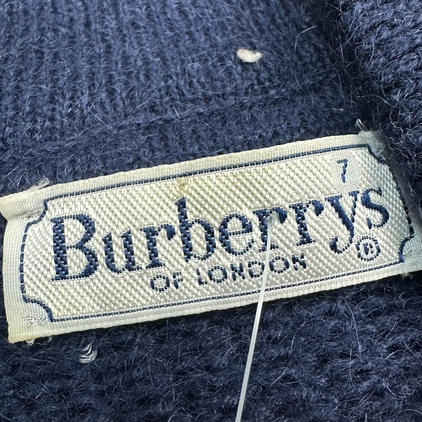 Vintage Burberry Pullover dunkelblau 7/XL