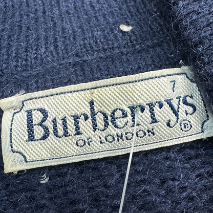 Vintage Burberry Pullover dunkelblau 7/XL