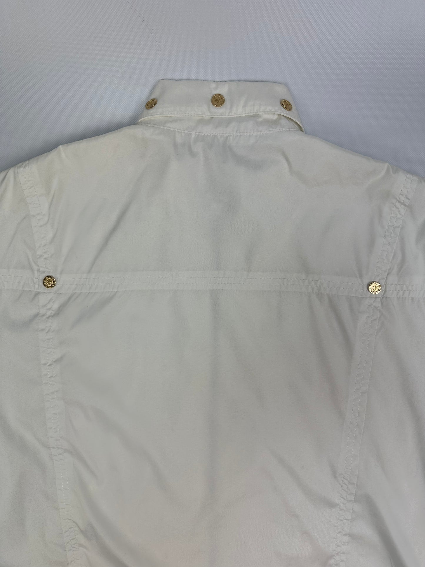Vintage MCM Trackjacket weiß/gold Gr. XL