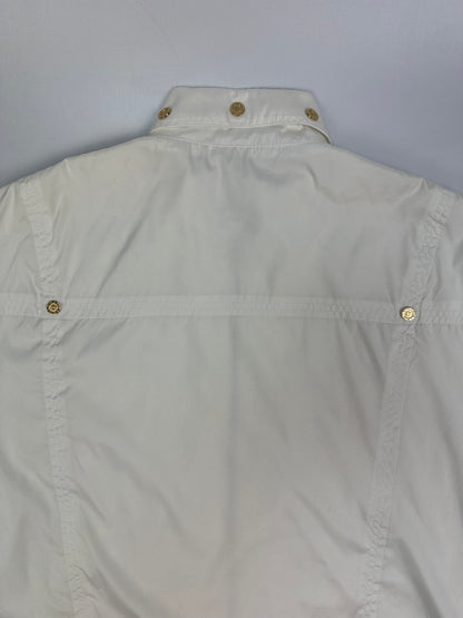 Vintage MCM Trackjacket weiß/gold Gr. XL