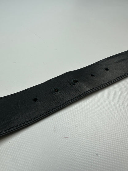 Vintage Brioni Gürtel schwarz Gr. 110