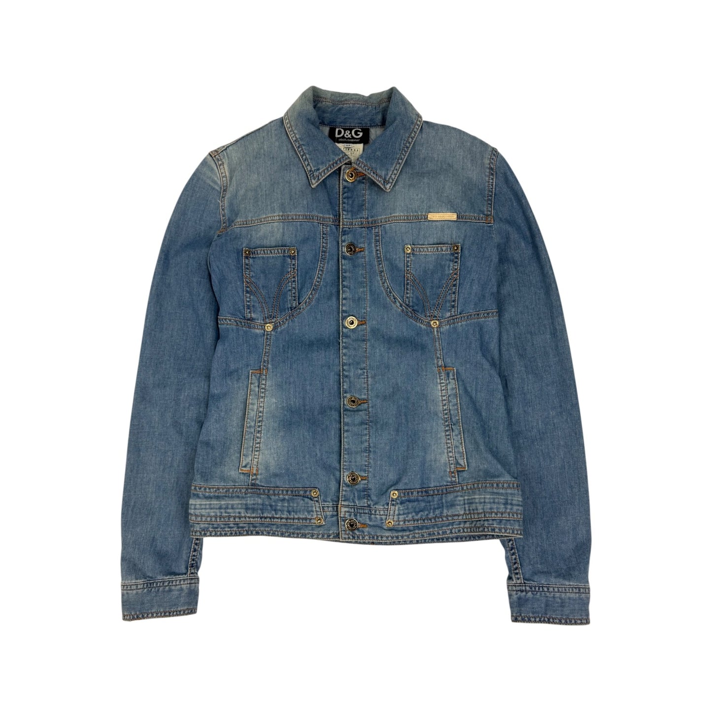 Vintage Dolce & Gabbana Jeansjacke blau Gr. M