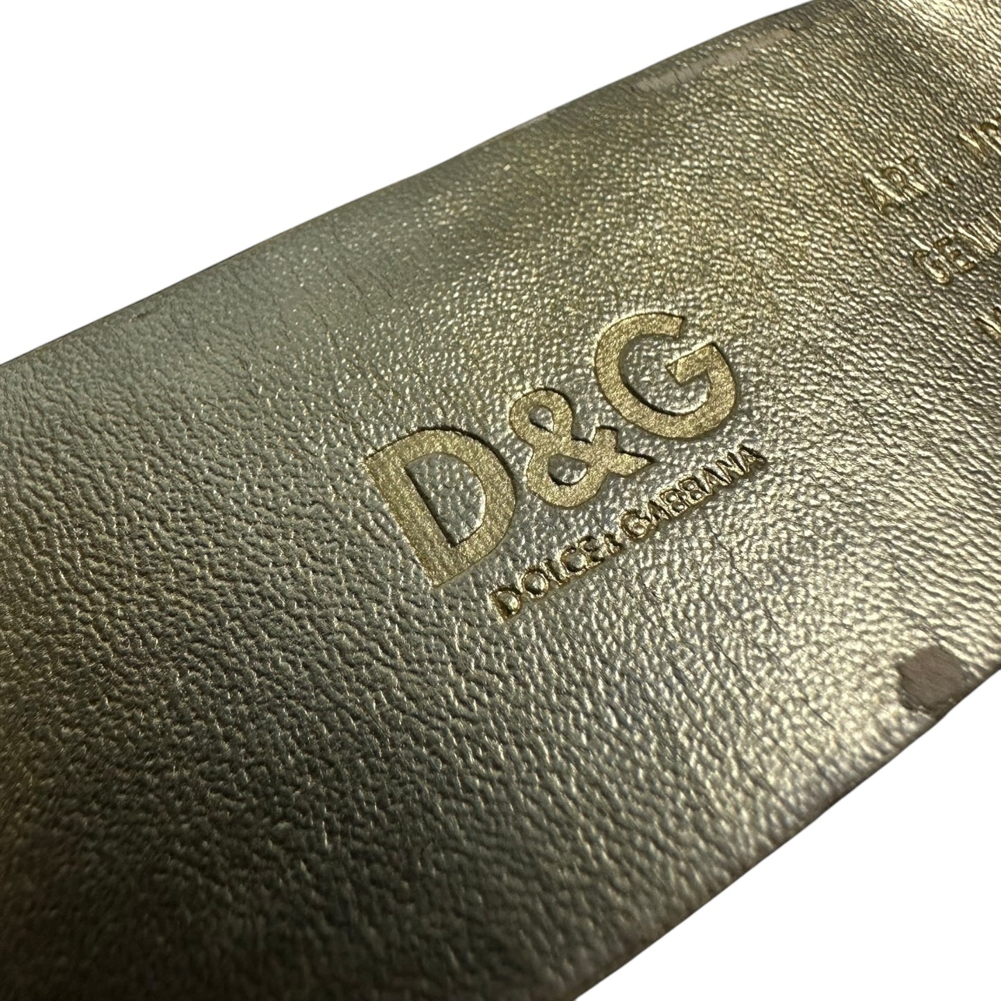 Vintage Dolce & Gabbana Gürtel braun 105