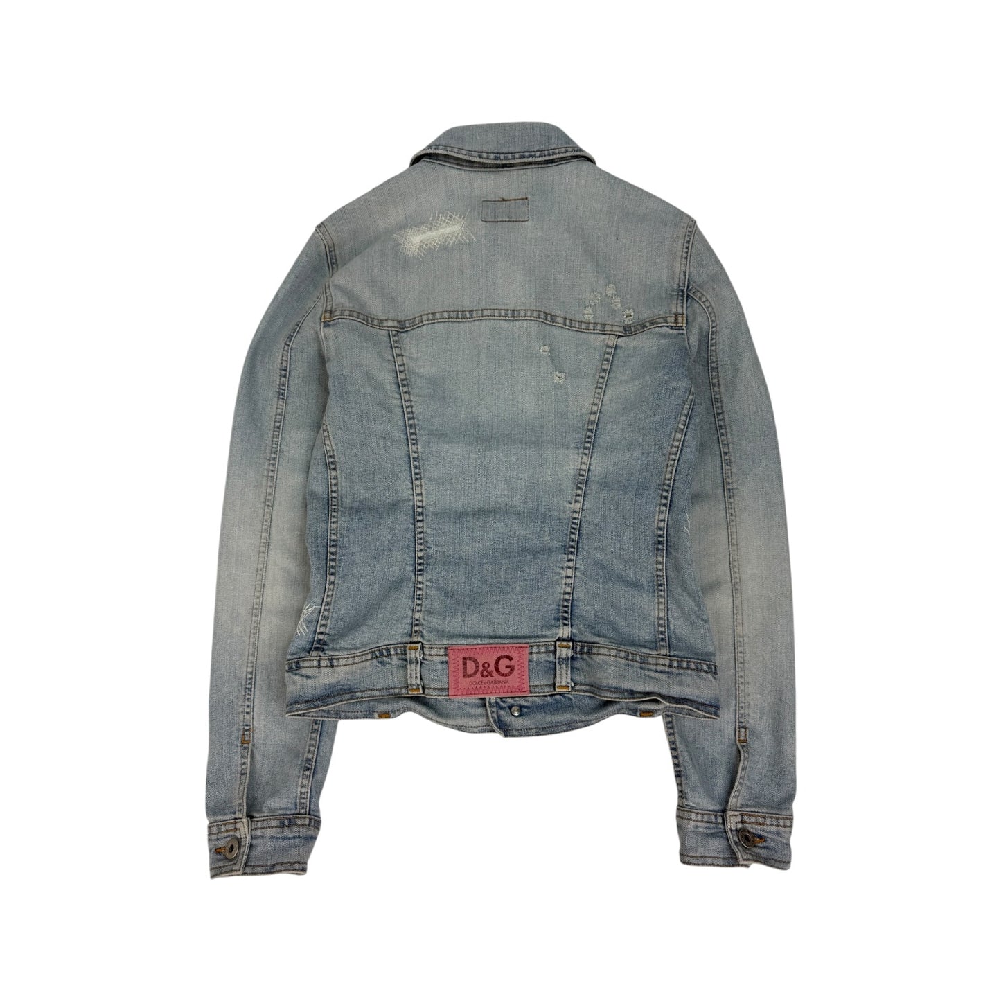 Vintage Dolce & Gabbana Jeansjacke hellblau Gr. S