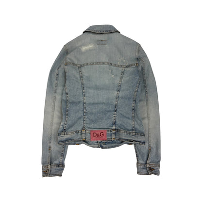 Vintage Dolce & Gabbana Jeansjacke hellblau Gr. S