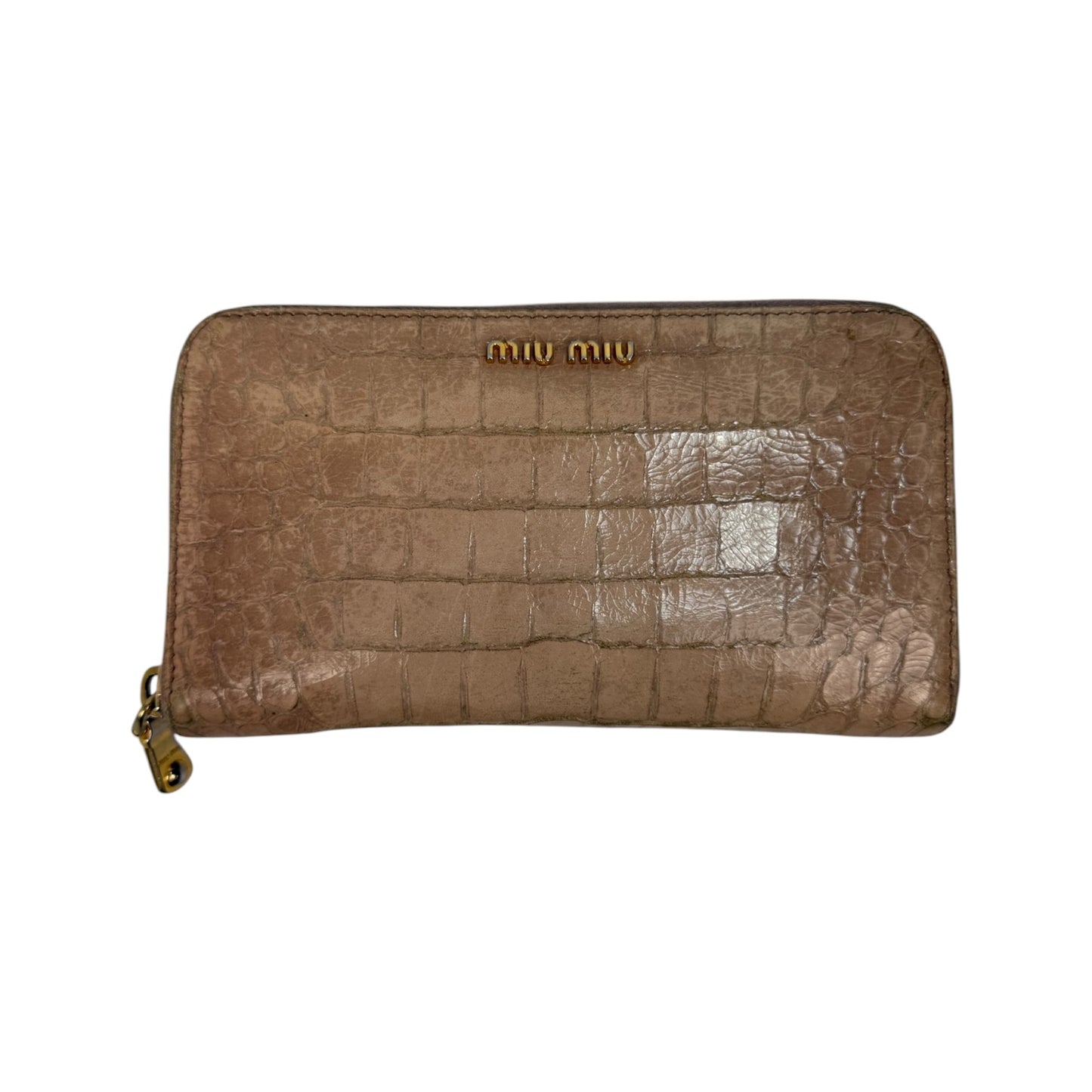 Vintage Miu Miu Portemonnaie rosa / Gold