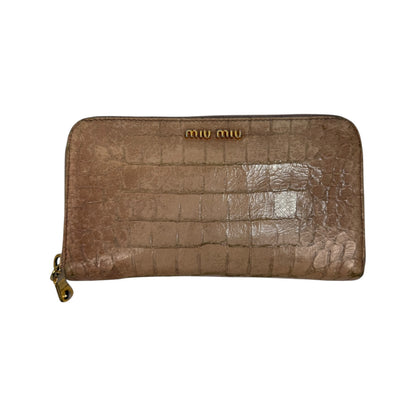 Vintage Miu Miu Portemonnaie rosa / Gold