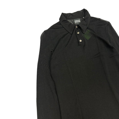 Vintage Versace Jeans Couture Bluse schwarz Damen S
