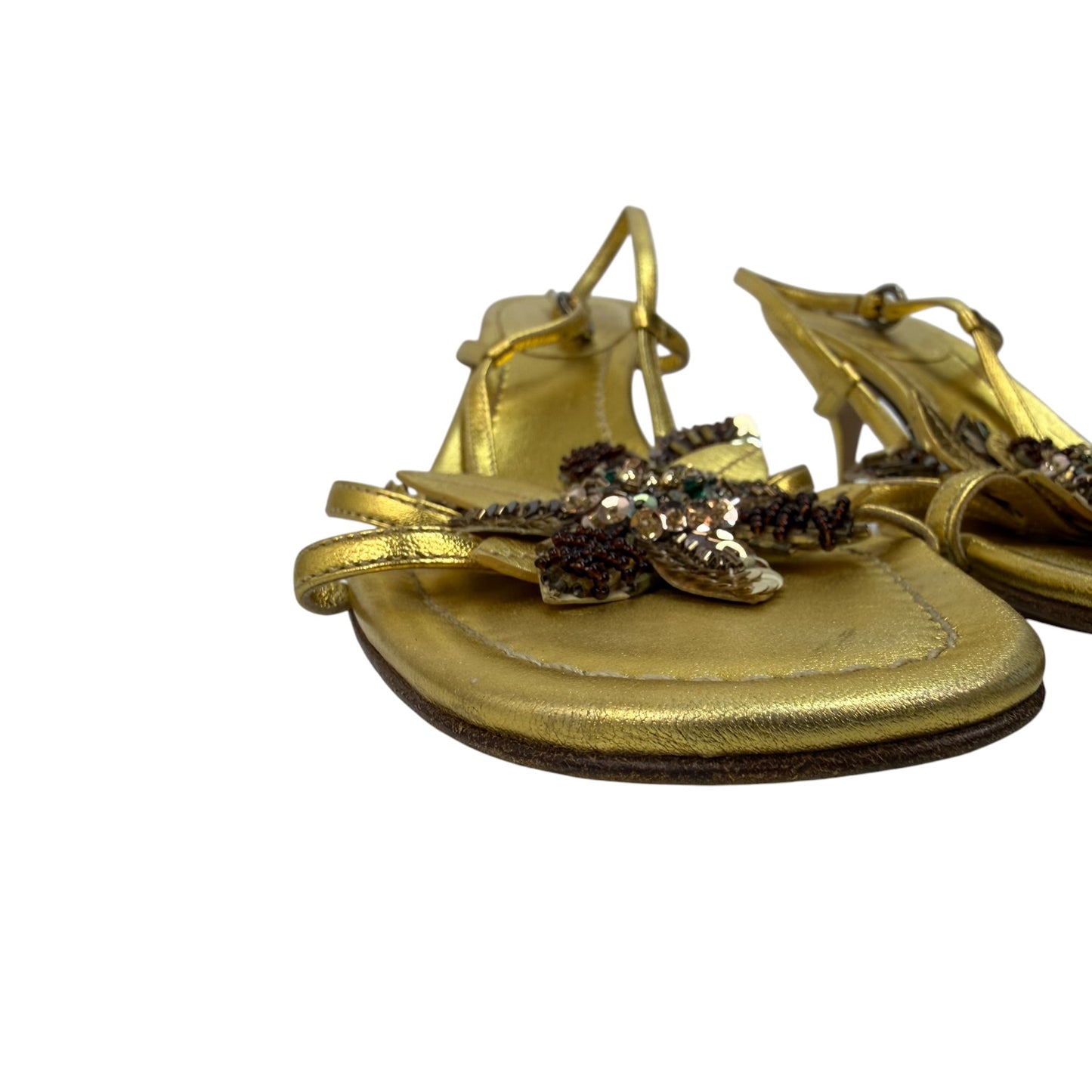 Vintage Miu Miu Heels Gold Gr. 41