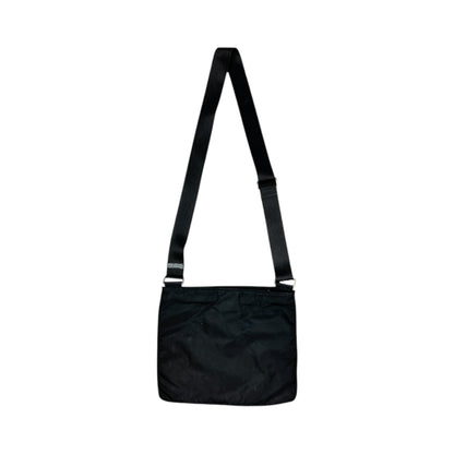 Vintage Prada Nylon Messenger Umhängetasche schwarz