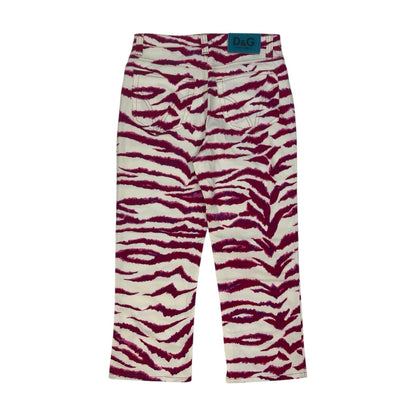 Vintage Dolce & Gabbana Hose weiß/pink Gr. 29