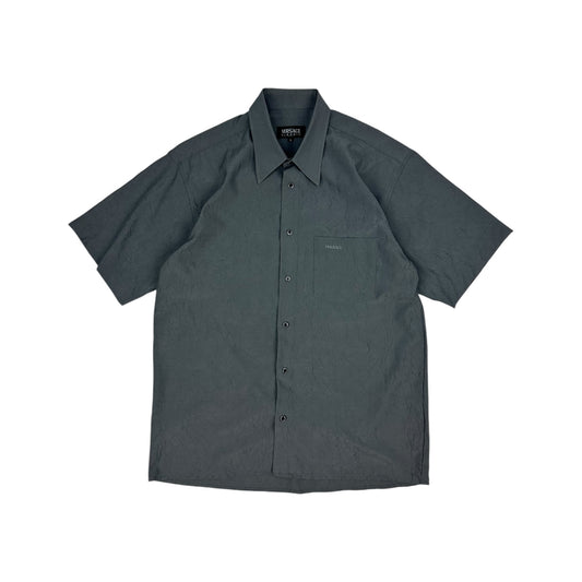Vintage Versace Hemd grau Gr. L