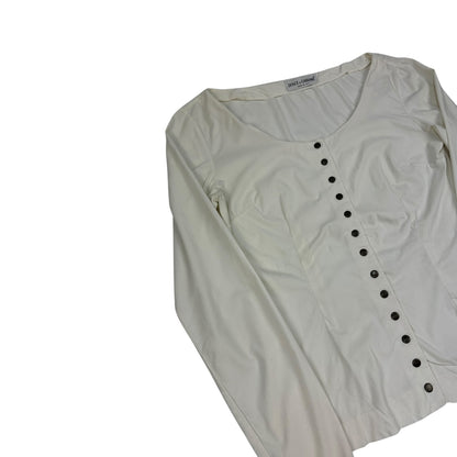 Vintage Dolce & Gabbana Bluse weiß Damen XL