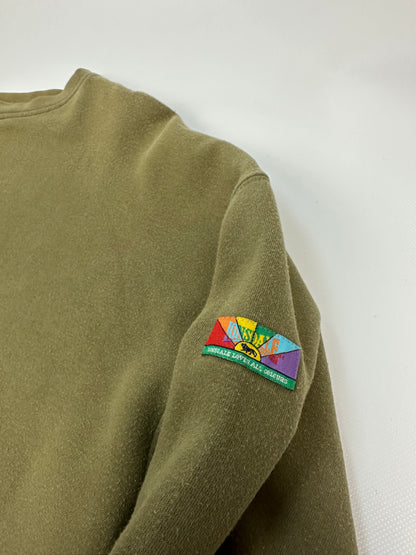 Vintage Lonsdale Pullover olivegrün XXL