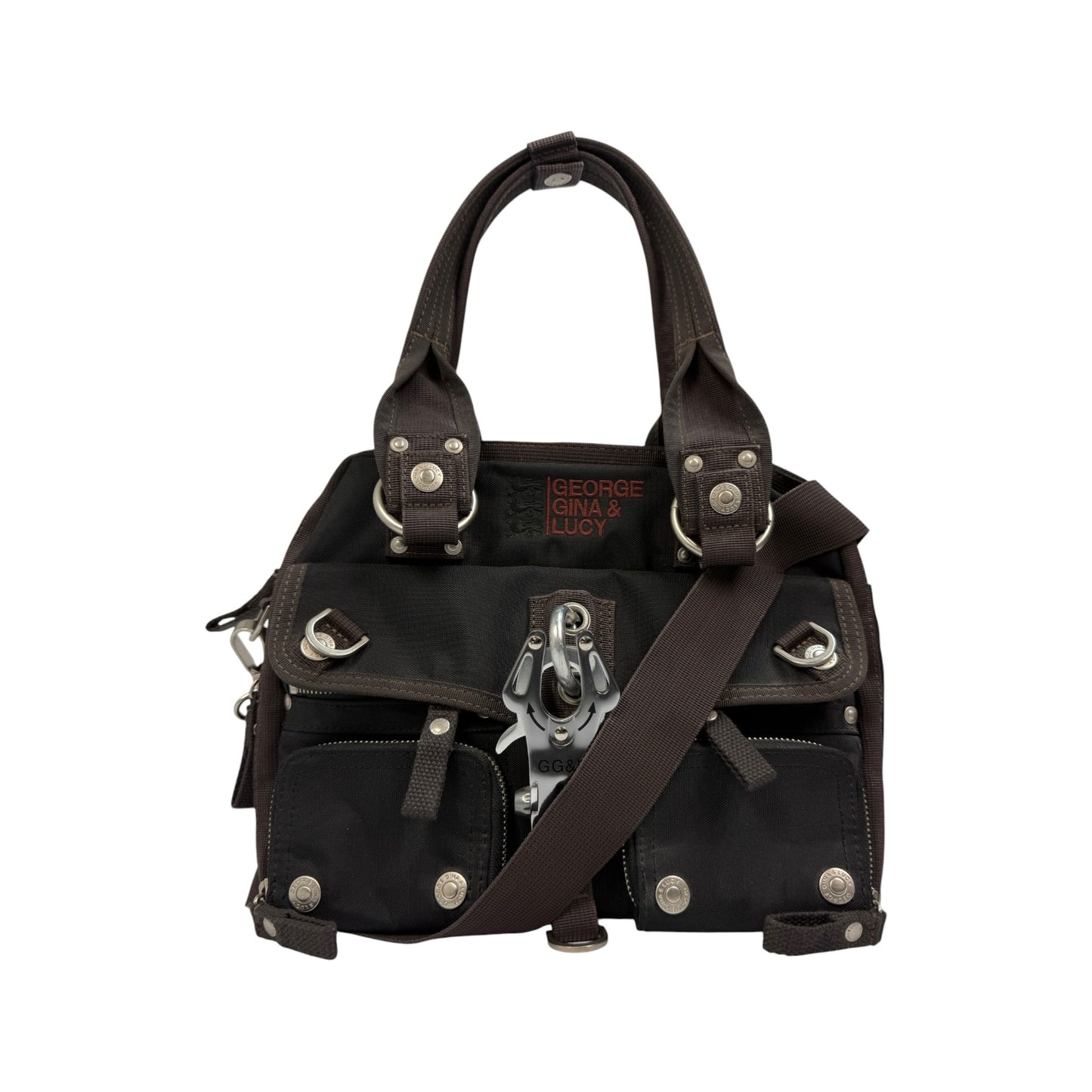 GG&L Handtasche Scandybabyan Schwarz / Braun