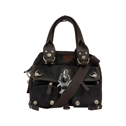 GG&L Handtasche Scandybabyan Schwarz / Braun