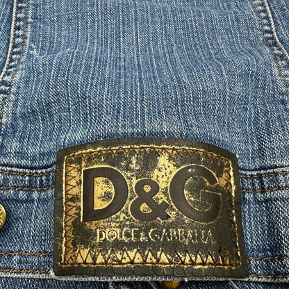 Vintage Dolce & Gabbana Jeansjacke hellblau L