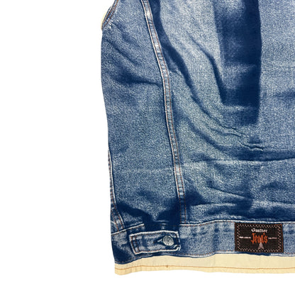 Vintage Gaultier Jeans Weste blau Gr. Damen M