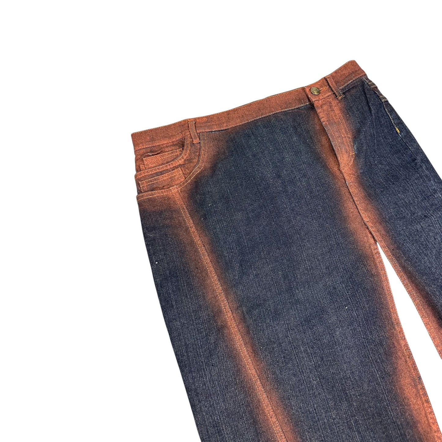 Vintage Just Cavalli Jeans Rock blau / bronze 44