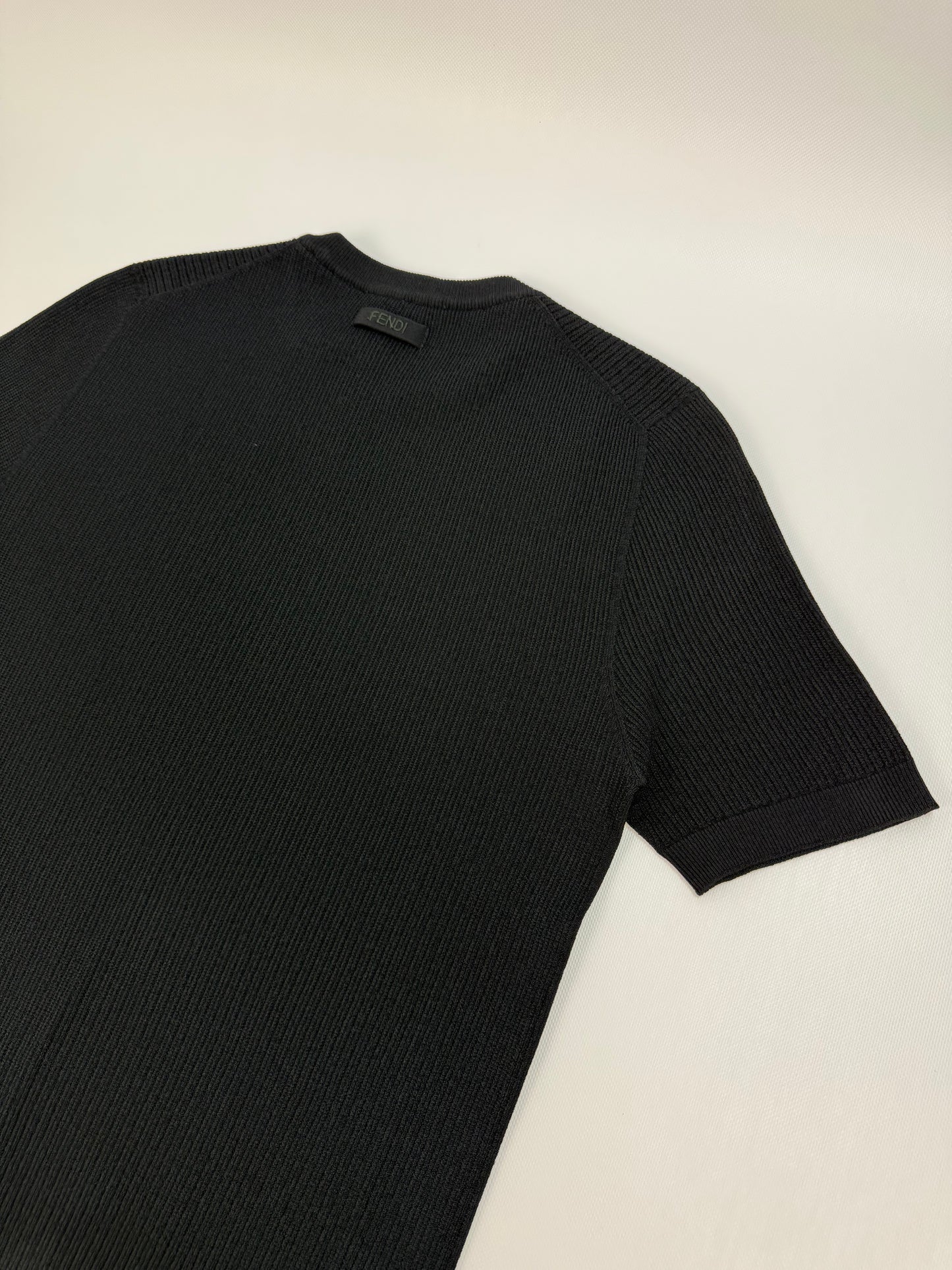 Fendi Slim Fit T-Shirt schwarz Gr. 46