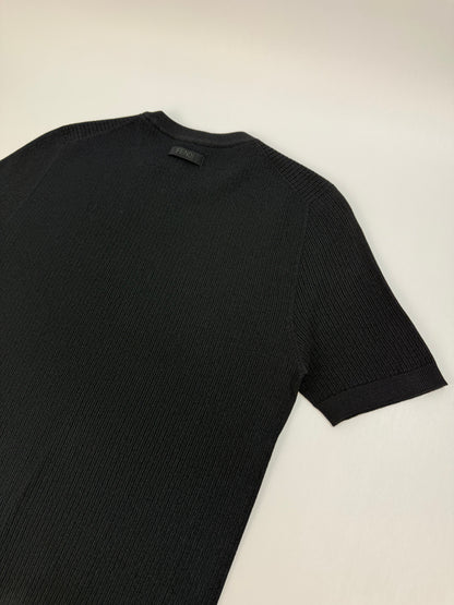 Fendi Slim Fit T-Shirt schwarz Gr. 46
