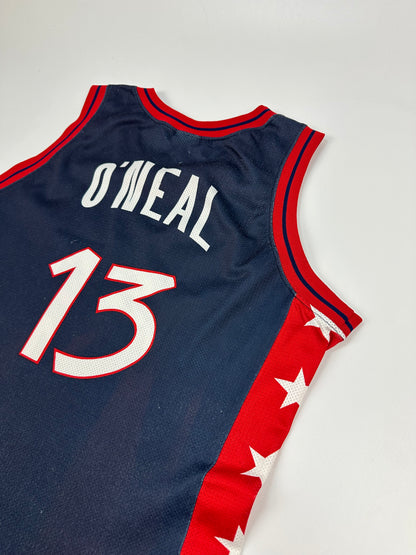Vintage Champion O‘NEAL / USA Jersey navy/rot Gr. M