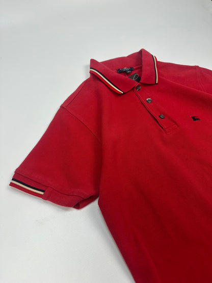 Vintage Burberry Polohemd rot S