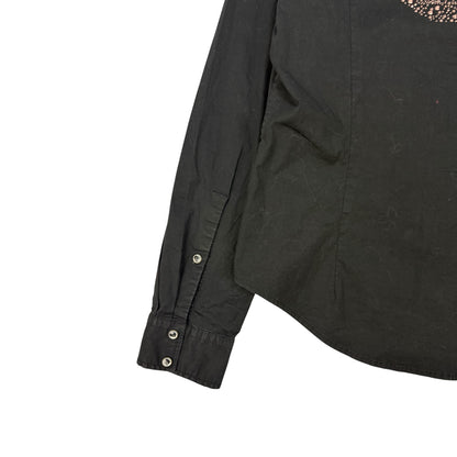 Vintage Jean Paul Gaultier Hemd schwarz Gr. Damen M
