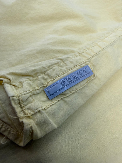 Vintage Prada Hemd gelb Gr. 43