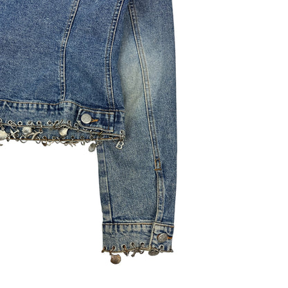 Vintage Blumarine Jeans Jacke blau Damen S