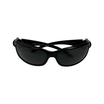 Vintage Chanel Sonnenbrille schwarz