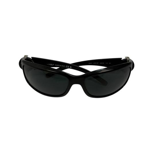 Vintage Chanel Sonnenbrille schwarz