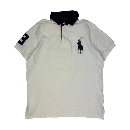 Vintage Ralph Lauren Polo Chief Keef weiß/navy Gr. M