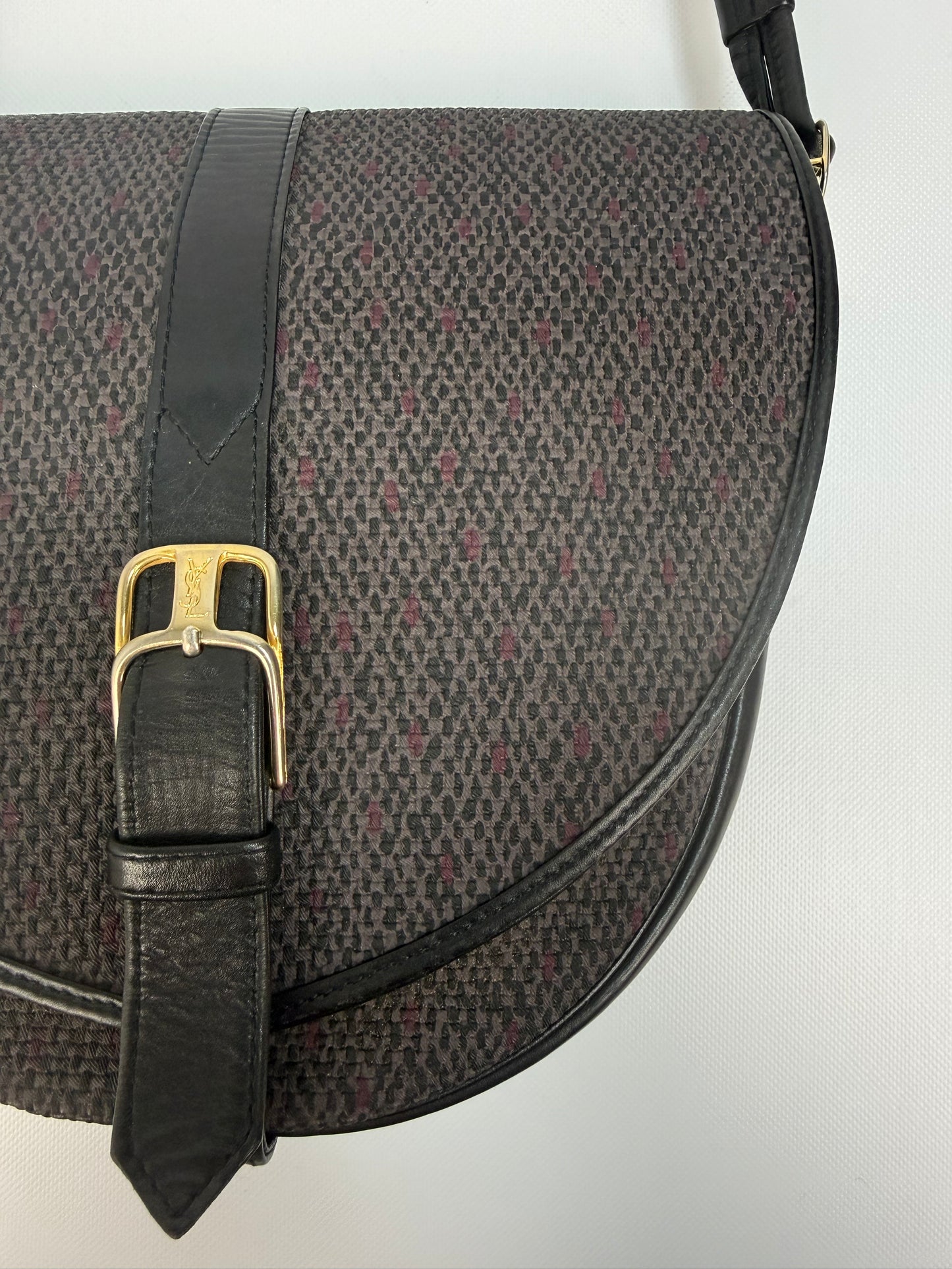 Vintage Yves Saint Laurent Schultertasche braun