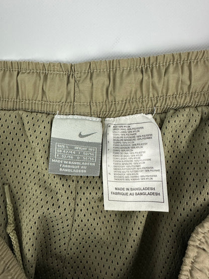 Vintage Nike trackpants brown women's L