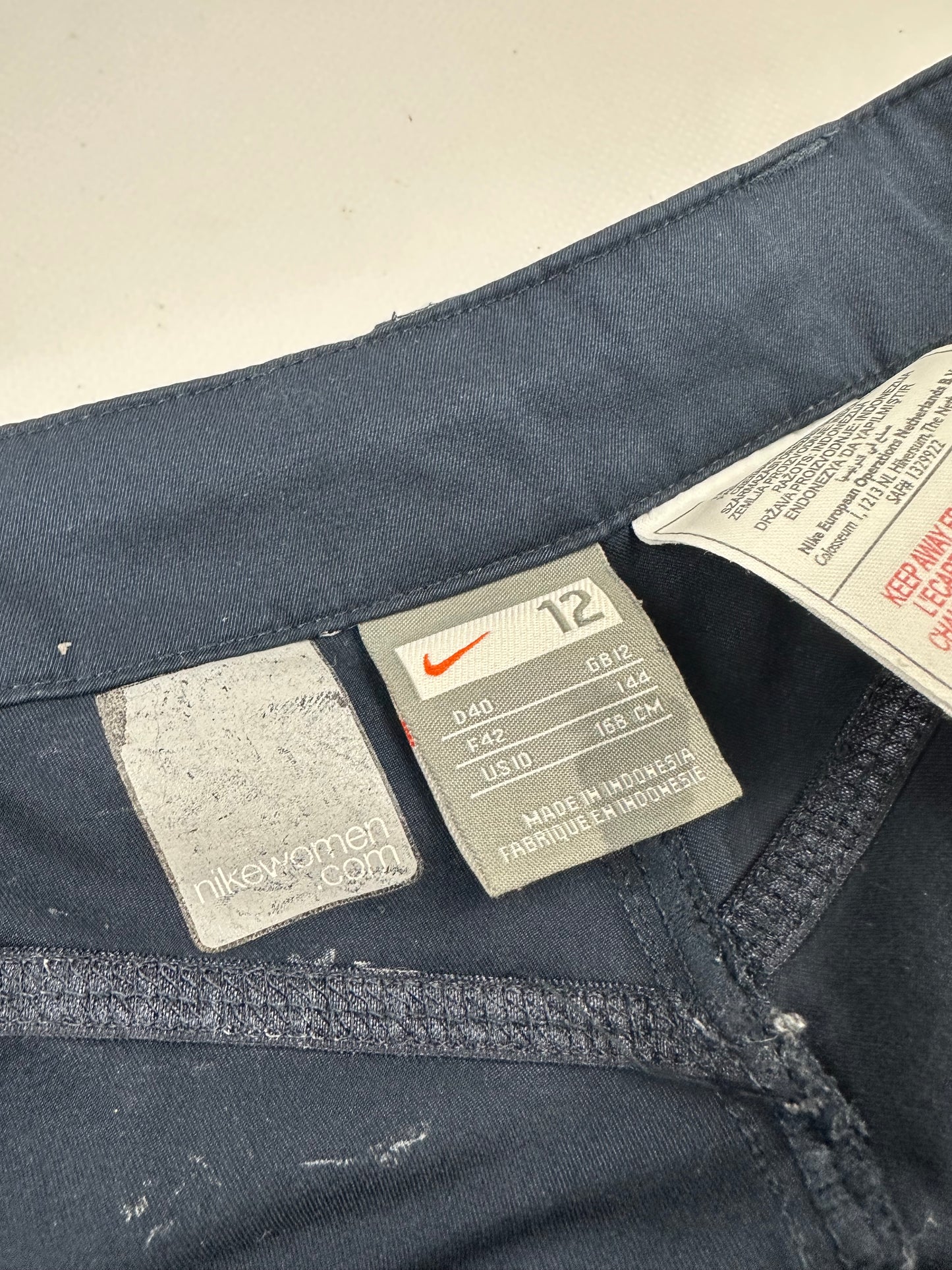 Vintage Nike Trackpants navy women's M