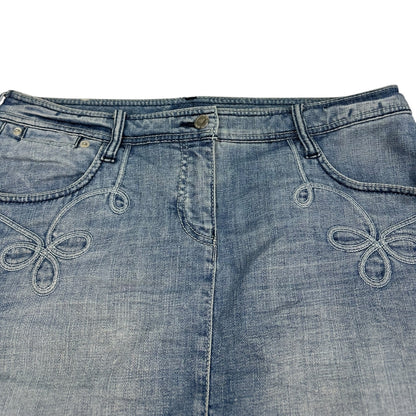 Vintage Armani Jeans Rock blau 46