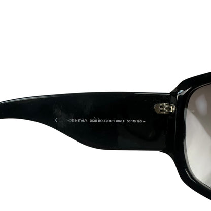 Vintage Christian Dior Sonnenbrille schwarz