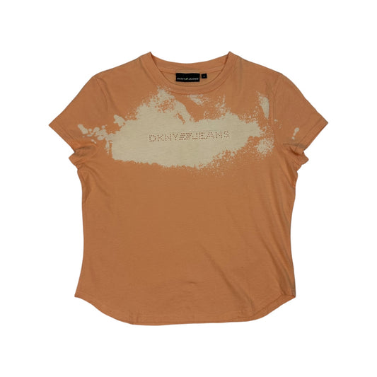 Vintage DKNY T-Shirt orange Damen M
