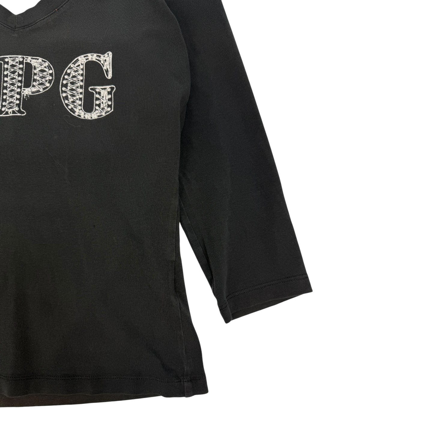 Vintage Jean Paul Gaultier Shirt schwarz Gr. Damen M