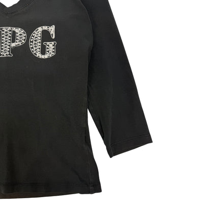 Vintage Jean Paul Gaultier Shirt schwarz Gr. Damen M