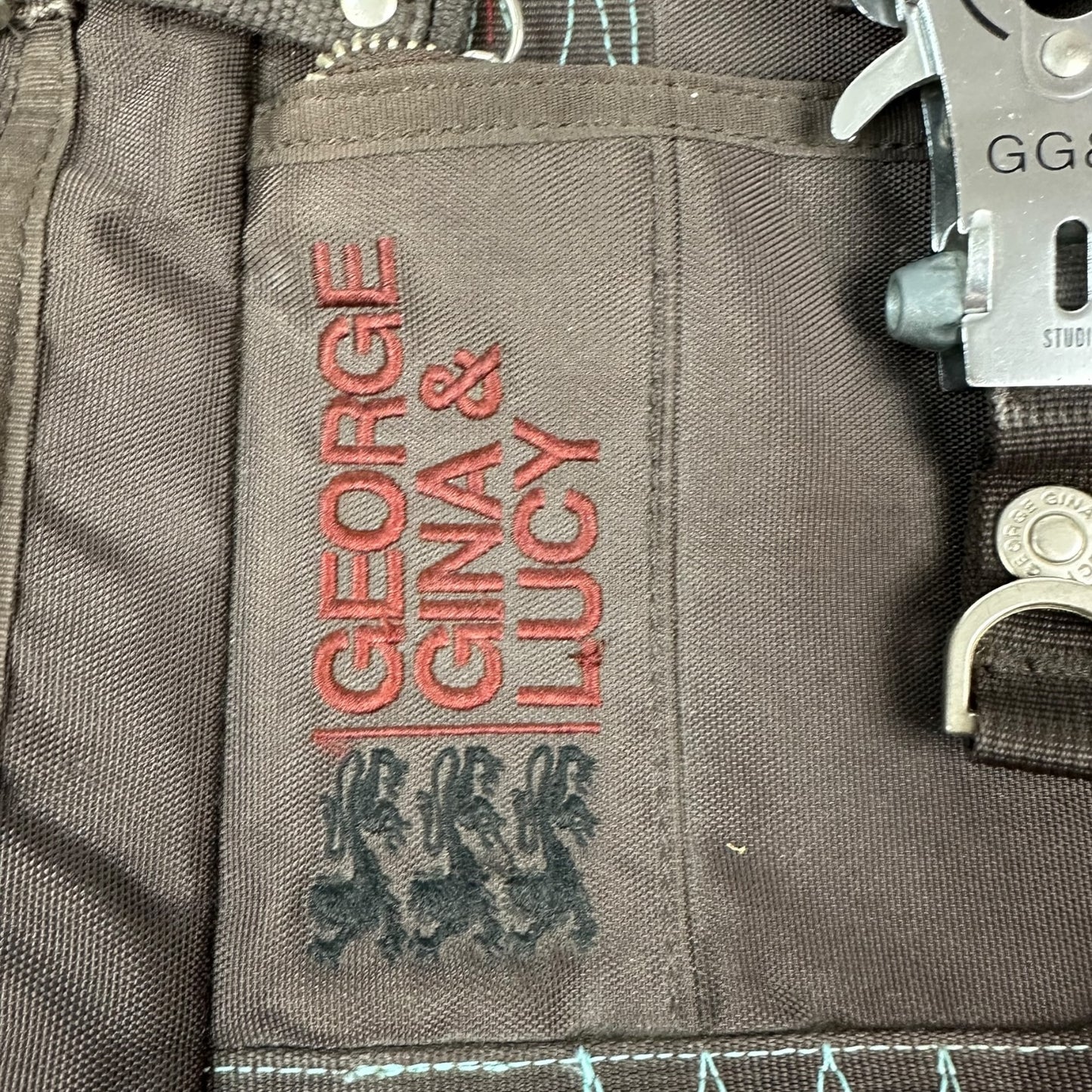 Vintage GG&L Handtasche braun