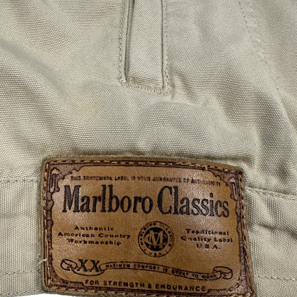 Vintage Marlboro Classics Jacke beige / braun XXL