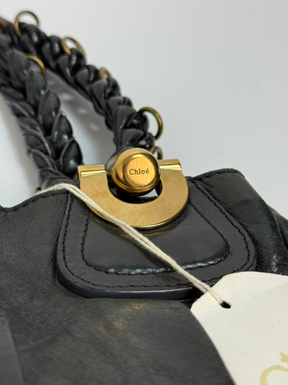 Vintage Chloé Handtasche schwarz / Gold