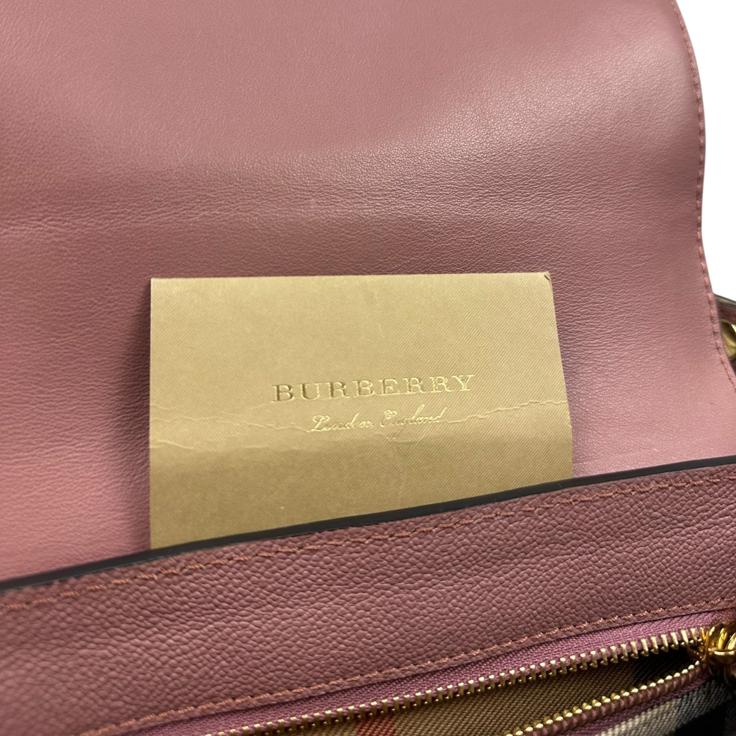 Burberry Hand- Umhängetasche rosa