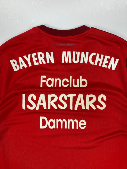 Vintage Adidas Bayern München Fußballtrikot rot L