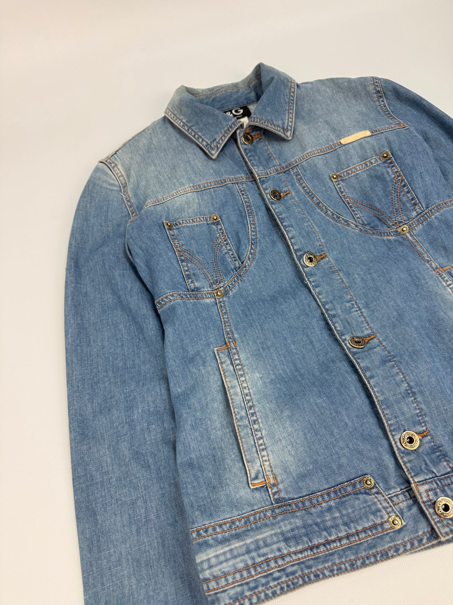 Vintage Dolce & Gabbana Jeansjacke blau Gr. M