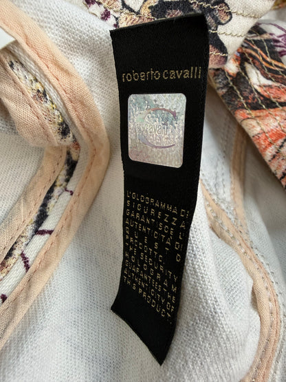 Vintage Just Cavalli Jacke weiß / orange Gr. S